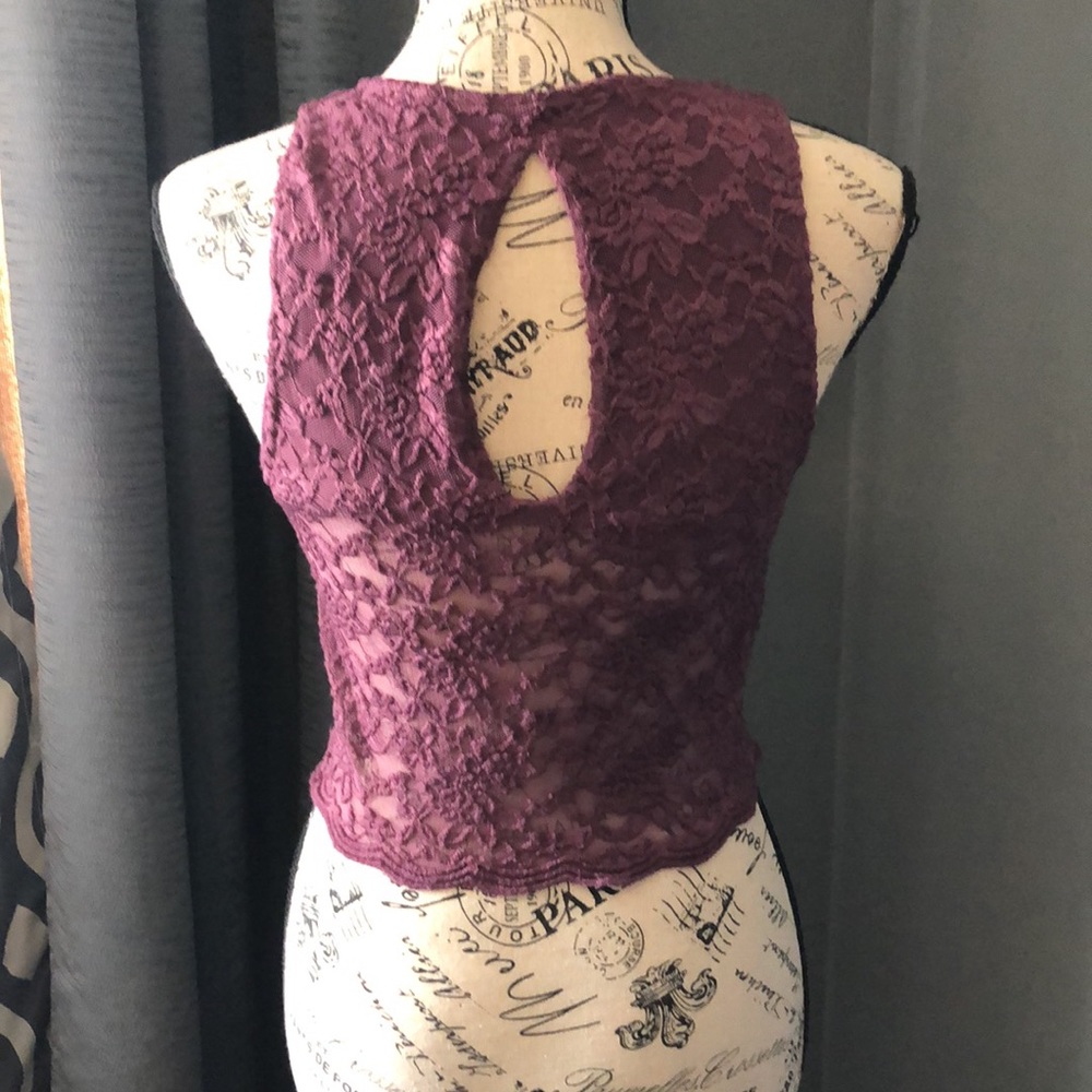 Free people intimately laced crop tank top small - Picture 6 of 12